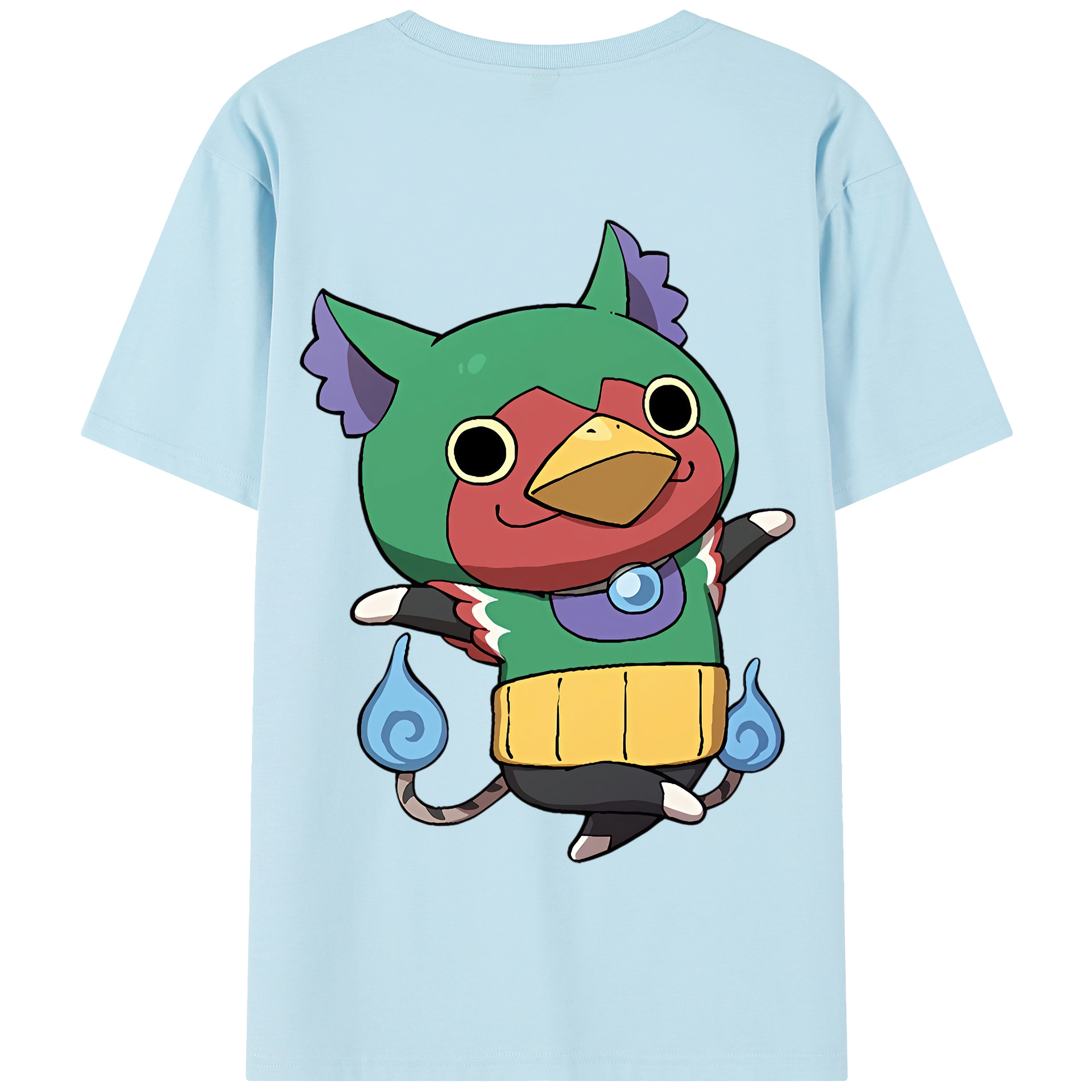 （画像用） 妖怪ウォッチ Yo-kai Watch 綿100％半袖Tシャツ（背面プリント）
